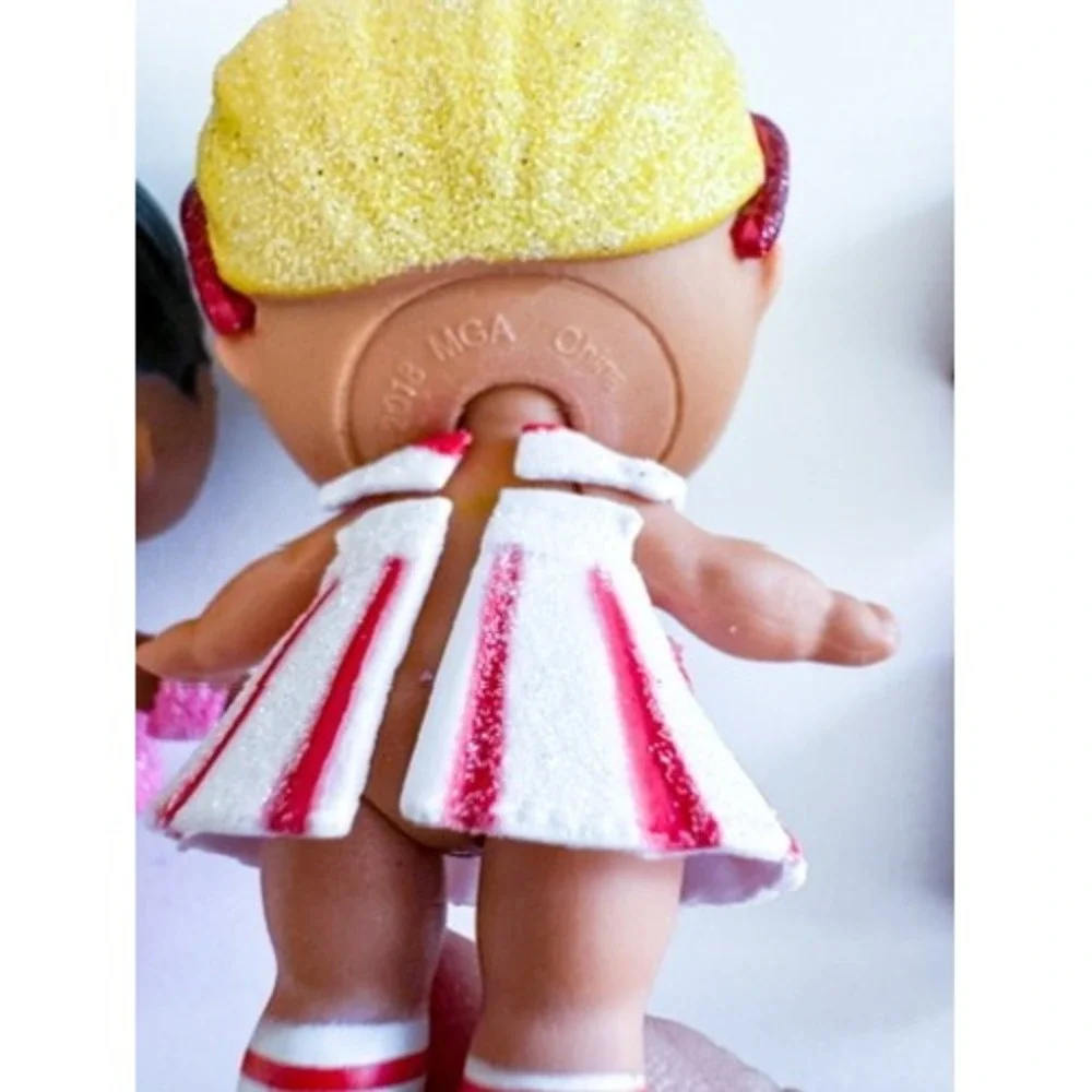 LOL Surprise All Star BBs Cheer Team Dolls Lot of 4 With Accessories Pom Poms